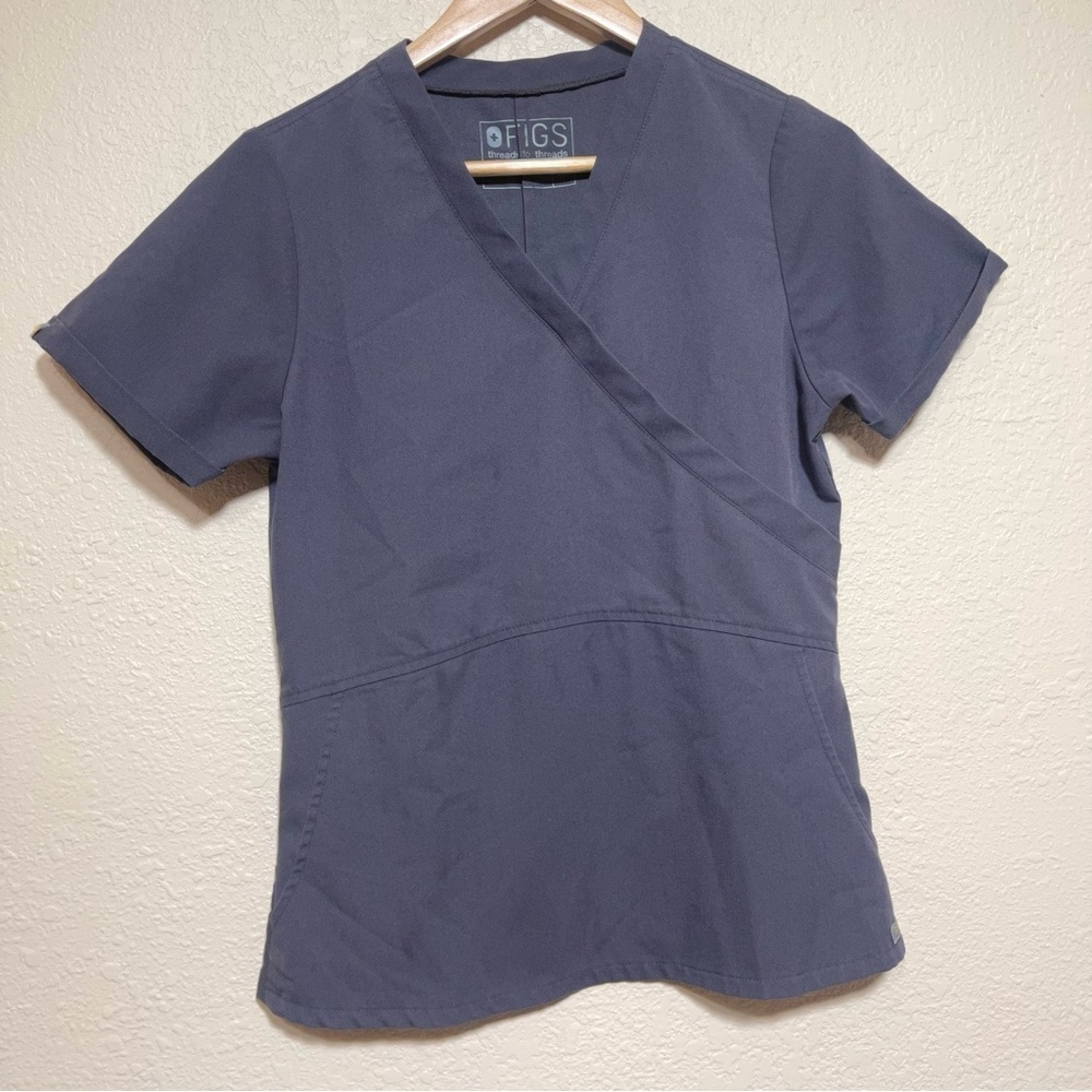 FIGS Short Sleeve V-Neck Scrub Top Size XXS Women